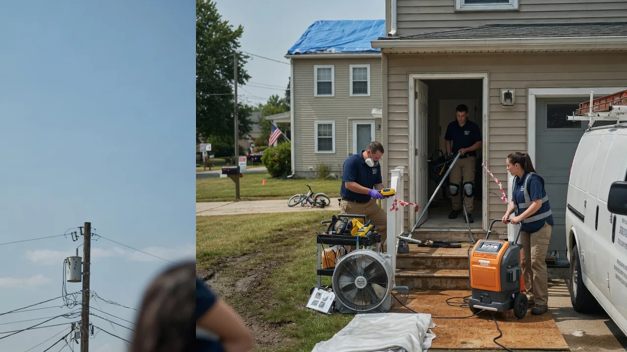 Water Damage Repair in Comstock, WI near me